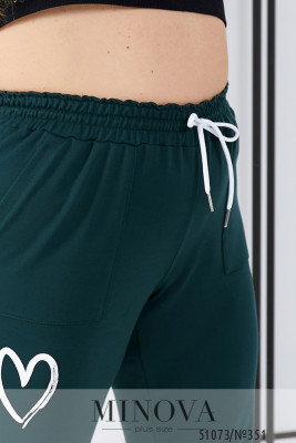 Штани №351-смарагдовий_minova_6