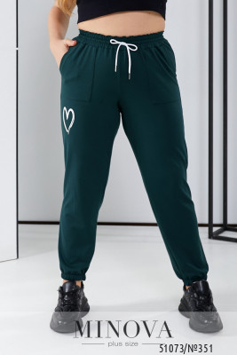 Штани №351-смарагдовий_minova_5