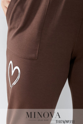 Штани №351-шоколадний_minova_6