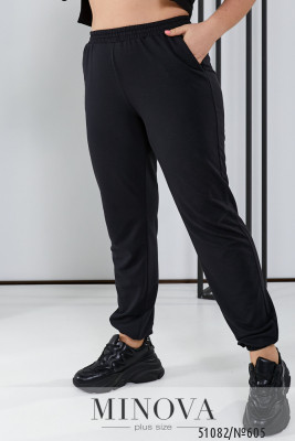Штани №605-чорний_minova_5