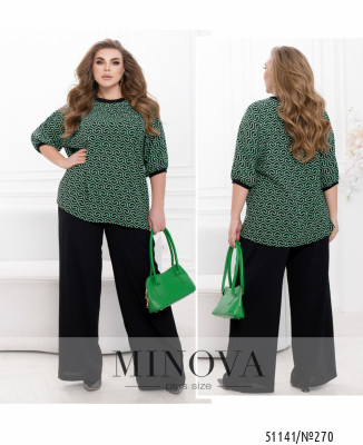 Костюм №270-чорно-зелений_minova_7