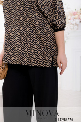 Костюм №270-чорно-бежевий_minova_6