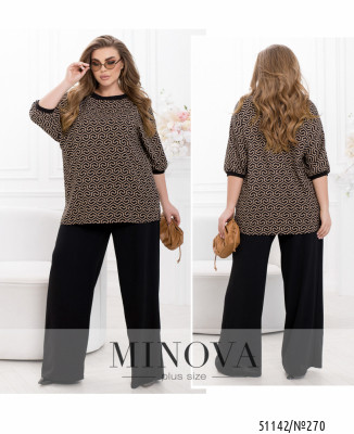 Костюм №270-чорно-бежевий_minova_7
