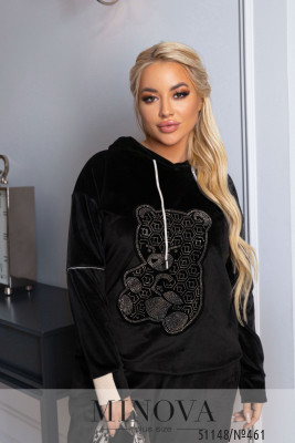 Спортивний костюм №461-чорний_minova_5