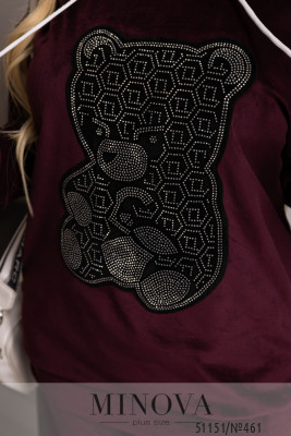 Спортивний костюм №461-бордо_minova_6