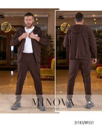 Спортивний костюм №531-шоколадний_minova_7