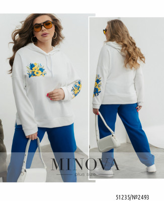 Спортивний костюм №2493-молочний-електрик_minova_7