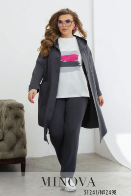 Спортивний костюм №2498-графіт_minova_5