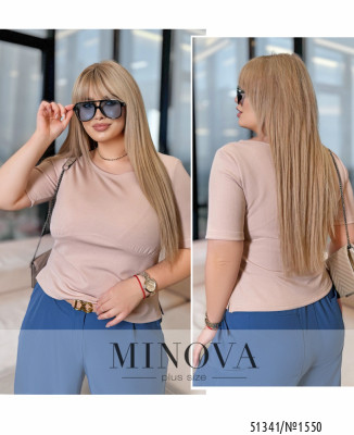 Футболка №1550-бежевий_minova_7