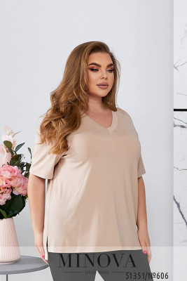Футболка №606-бежевий_minova_5