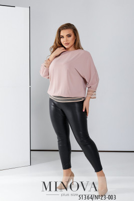 Блуза №23-003-пудра_minova_5