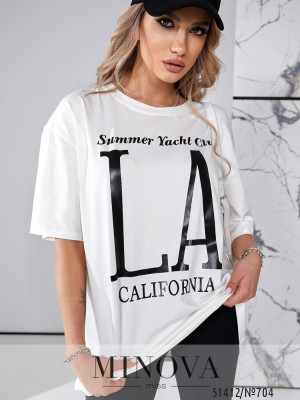 Футболка №704-молочний_minova_5