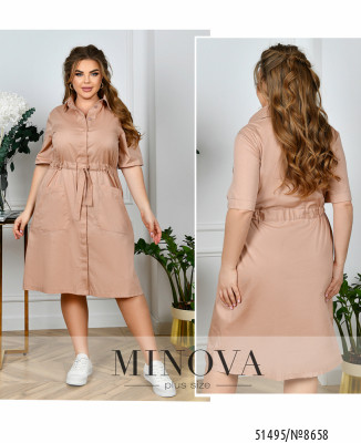 Сукня №8658-бежевий_minova_7