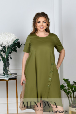 Сукня №8559-хакі_minova_6