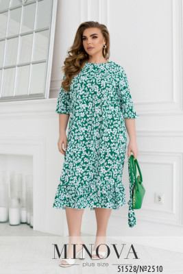Сукня №2510-зелений