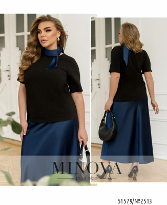 Футболка №2513-чорний_minova_7