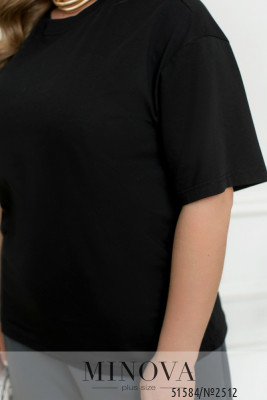Футболка №2512-чорний_minova_6
