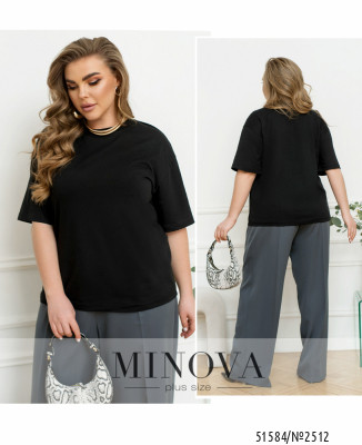 Футболка №2512-чорний_minova_7