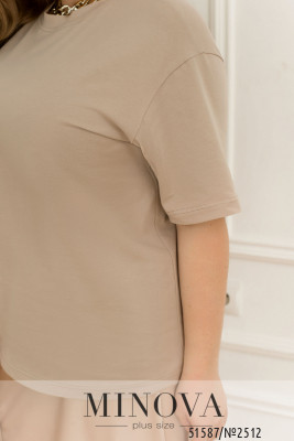 Футболка №2512-бежевий_minova_6