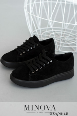 Кросівки №1448-чорна замша_minova_6