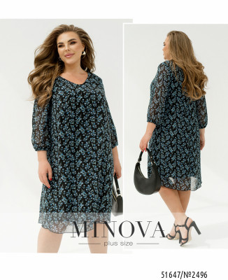 Сукня №2496-чорний-блакитний_minova_7