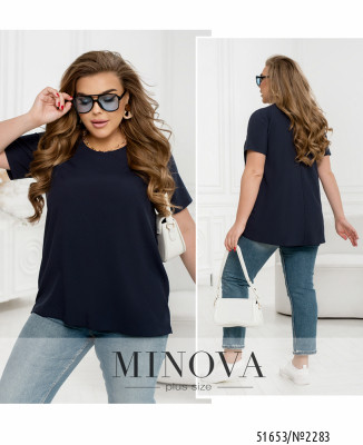 Блуза №2283-темно-синій_minova_7