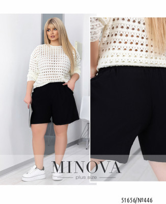 Шорти №446-чорний_minova_7