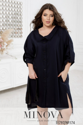 Сукня №174-темно-синій_minova_5
