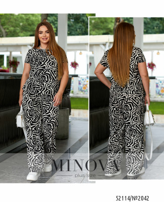 Костюм №2042-чорний-білий_minova_7