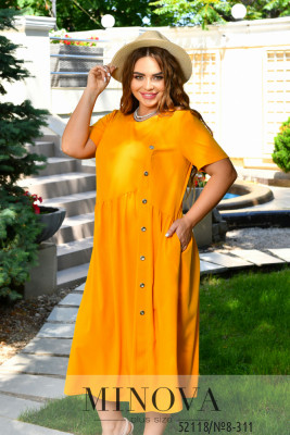 Сукня №8-311-гірчиця_minova_6