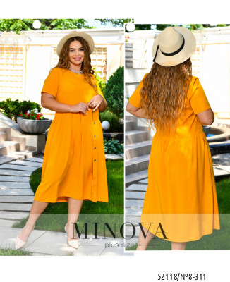 Сукня №8-311-гірчиця_minova_7