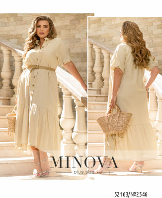 Сукня №2546-світло-бежевий_minova_7
