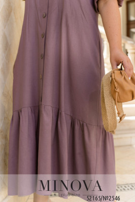 Сукня №2546-фрезово-шоколадний_minova_6