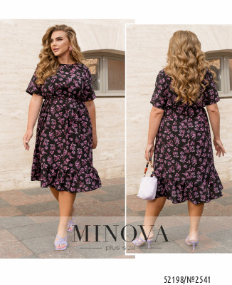 Сукня №2541-чорний-фуксія_minova_7