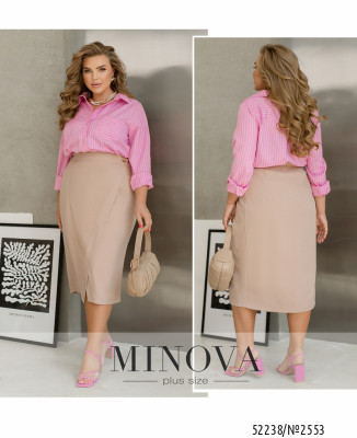 Спідниця №2553-бежевий_minova_7