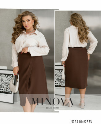 Спідниця №2553-шоколадний_minova_7