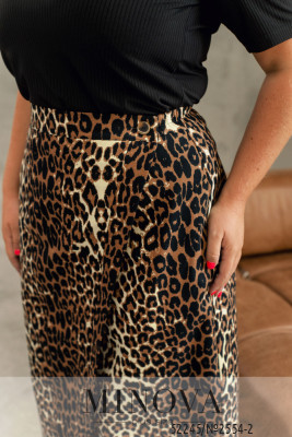 Спідниця №2554-2-бежевий-чорний_minova_6