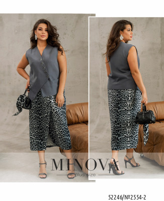 Спідниця №2554-2-сірий-чорний_minova_7