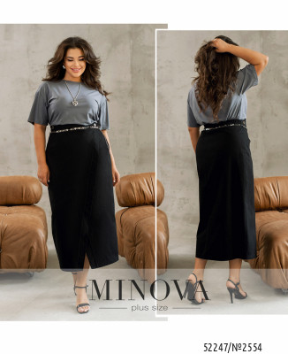 Спідниця №2554-чорний_minova_7