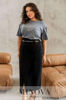 Спідниця №2554-чорний_minova_5