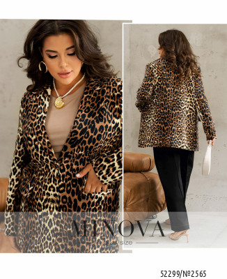 Піджак №2565-бежевий-чорний_minova_7