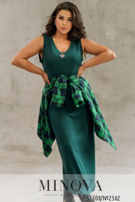 Сукня №2562-зелений_minova_5