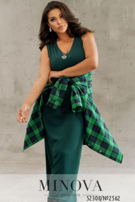 Сукня №2562-зелений_minova_6