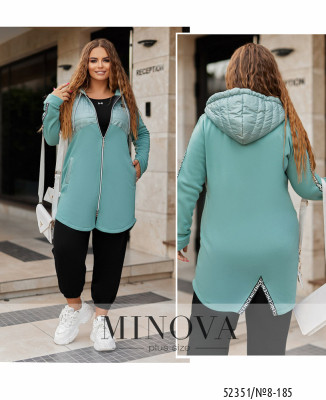 Кардиган №8-185-оливка_minova_7