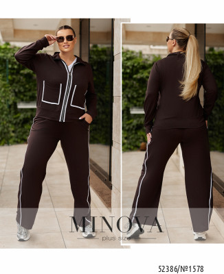 Костюм №1578-шоколад_minova_7