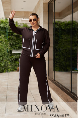 Костюм №1578-шоколад_minova_5