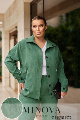 Костюм №1579-оливка_minova_5