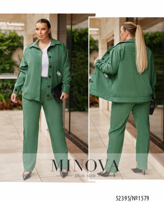 Костюм №1579-оливка_minova_7