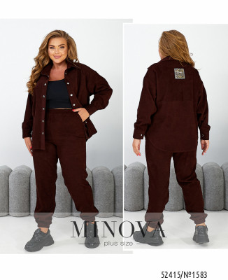 Костюм №1583-шоколад_minova_7