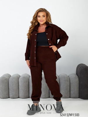 Костюм №1583-шоколад_minova_5